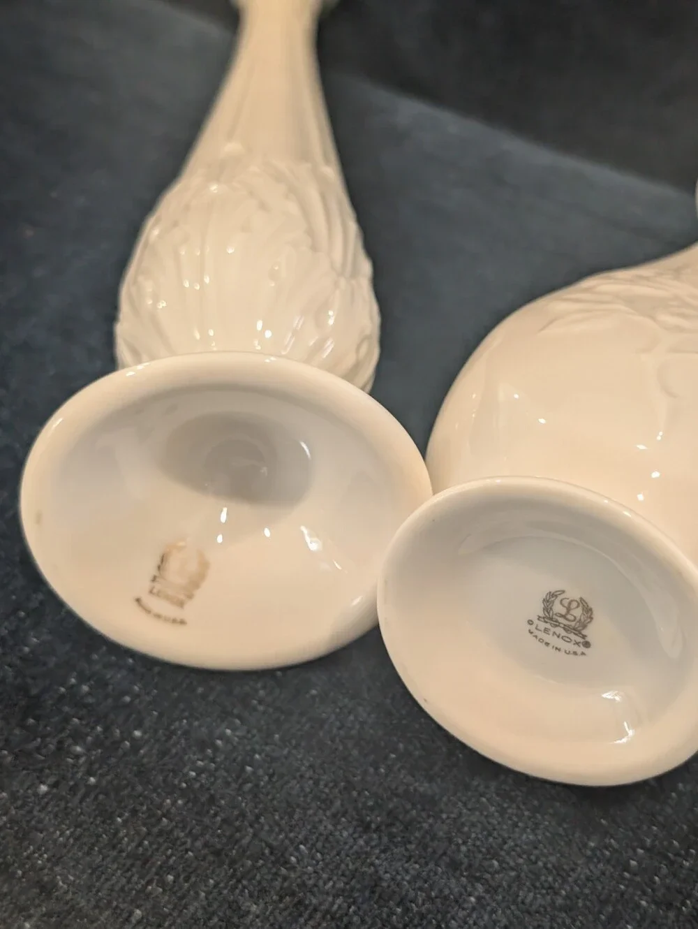 Lenox  Bud Vase Set with Two Vases And One Tray.Gold Trim - Elegant Home Accents